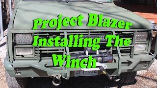 Project Blazer (CUCV M1009) Smittybilt Winch Part 2