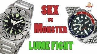 How long will the lume last?  Seiko SKX vs Seiko Monster SKX779