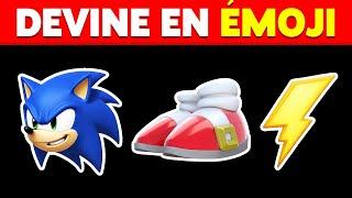 Devine les personnages de SONIC en ÉMOJI  Quiz Sonic 3, le film