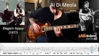 Al Di Meola & Jan Hammer Flight Over Rio Solos with TAB