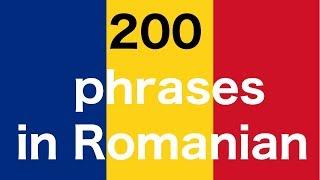 Learn Romanian : 200 phrases in Romanian for Beginners