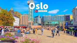 Oslo, Norway  - Summer 2024 Walk - 4K/60fps HDR - Walking Tour