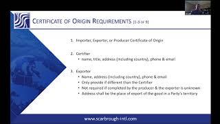 Are you an Importer, Exporter or Producer filling out the certificate of origin