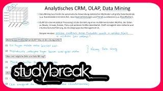 Analytisches CRM, OLAP, Data Mining | Wirtschaftsinformatik