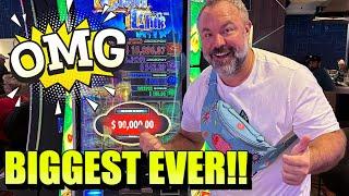 OMG: My Biggest Jackpot Ever On Clover Link Slot Machine!!