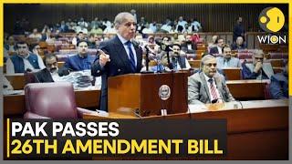 Pakistan National Assembly Passes 26th Constitutional Amendment Bill | Latest English News | WION