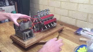 Schillings V8 model engine