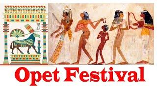 Opet Festival in Ancient Luxor, Egypt