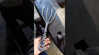 Forging a Garden Fork! #blacksmith #ireland #forging #traditional #craft #fyp #garden #diy #diycraft
