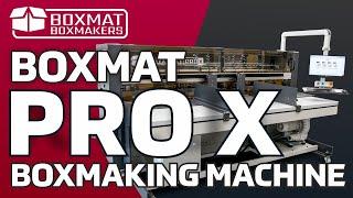 Boxmat PRO X | New generation of the most universal Boxmaking machine | Feeders/printers available