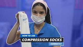 How to use COMPRESSION SOCKS correctly