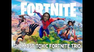 YourRage, Kai Cenat, and BruceDropEmOff are the WORST Fortnite trio (IT GOT TOXIC) Part 2