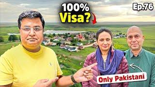 I met PAKISTANI family living in South Dakota’s Isolated Town ( 100% Visa ) Ep.76