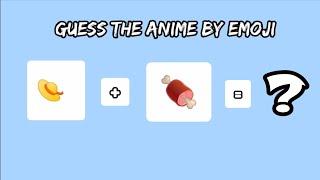 Guess the Anime by emoji ( Quiz Part -1 )   #animechallenge #anime