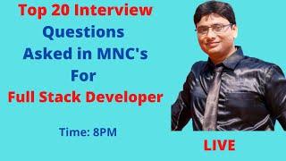 Full stack developer interview questions and answers -| TCS Interview Experience For Full Stack