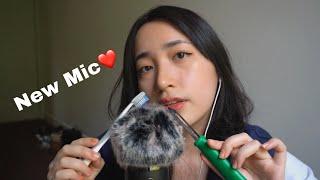 ASMR mic touching and personal attention ️ with my new mics