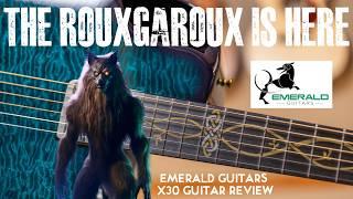 The Rouxgaroux: my Carbon Fiber Jumbo X30 from @emeraldguitars