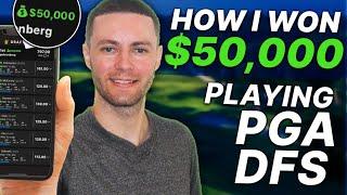 How I Won $50,000 on DraftKings Using Stokastic PGA DFS Sims