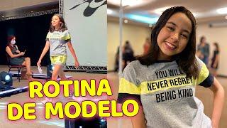 VLOG MINHA ROTINA DE MODELO | COISAS DA LUNA