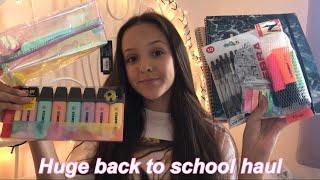 HUGE BACK TO SCHOOL HAUL || UK