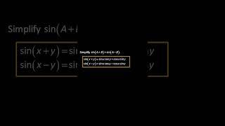  Sums and Differences of Sine