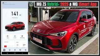 MG ZS Hybrid+ 2025: MG iSmart Mobile App Features & Tutorial