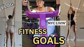 a week in my life nyc edition | fitness goals, pole class, happy new years!