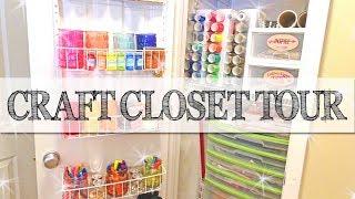 Craft Closet Tour!!!!!