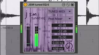 Max for Live Device: JSM Tuned EQ