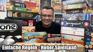 Einfache Regeln - hoher Spielspaß! Die Top Spiele die sich auch lohnen!