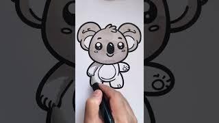 Coloring a Cute Koala: Soothing ASMR Art from 'Forest Friends