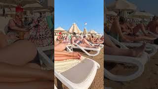  GÜNDOĞDU BEACH WALK  SIDE MANAVGAT Antalya Turkey bikini beach walking tour【4K】