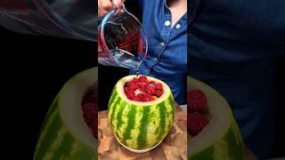 Color Burst Dessert | Watermelon Fruit Jelly Recipe  #asmr