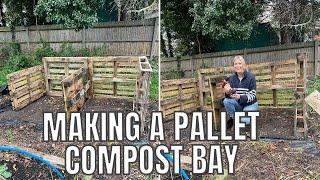 MAKING A COMPOST BAY / ALLOTMENT GARDENING UK