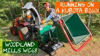 Woodland Mills WC68 Running on a Kubota B2601