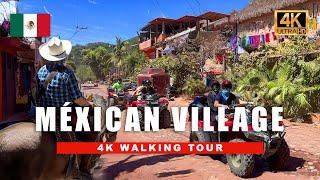 4K Mexican Village Walk - Experience Authentic Mexico: Walking Puerto Vallarta Valley | 4K HDR 60fps