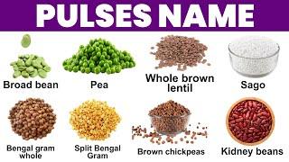 Pulses name in english | name of pulses with pictures | dalo ke naam english me