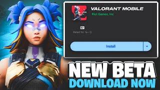 VALORANT MOBILE NEW BETA IS HERE DOWNLOAD NOW 