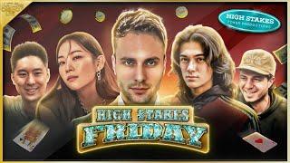 Arden Cho, Jasper, Luda Chris, Jake & Dangerous David! HIGH STAKES $50/100 - Commentary by Charlie