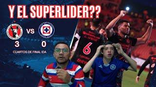 GOLEARON AL SUPERLIDER | Xolos 3-0 Cruz Azul | cuartos de final ida AP 2024