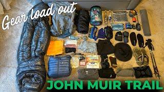 All of the gear I'm taking on the John Muir Trail | August 2024