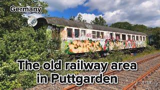 The old railway area in Puttgarden. Germany.