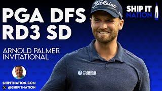 PGA Round 3 Showdown | March 8, 2025 | DraftKings DFS Picks, Plays and Process