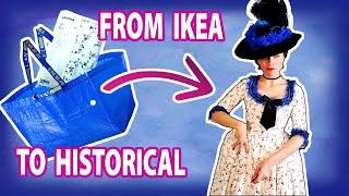 Making an 18th century gown from Ikea materials