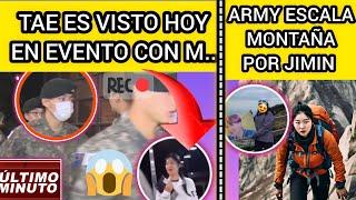 ULTIMO HORAANUNCIAN Q TAE FUE VISTO CON M..ARMY HACE ESTO X JIMINnoticiasdebtsrecientes