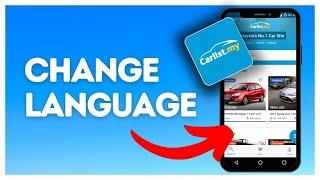 How to change language on Carlist.my?