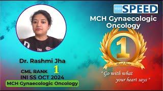 1st Rank CML, MCH Gynaecologic Oncology, INI SS Oct’ 2024, Dr Rashmi Jha., #iniss