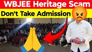 WBJEE Heritage SCAM | Government Fees Increasing | WBJEE 2024 | Heritage Stop This