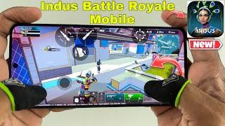 Indus Battle Royale Mobile full gameplay with 3 finger handcam