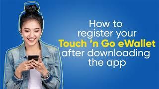 How to register your TNG eWallet after downloading the app